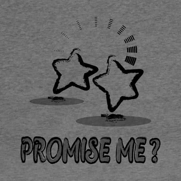 promise me, enjoy together, two stars by Hosen Art